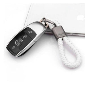 Hand Woven Horseshoe Buckle Key Rings Couple Auto Gift