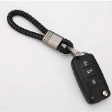 Hand Woven Horseshoe Buckle Key Rings Couple Auto Gift
