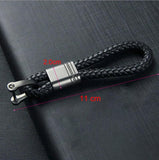 Hand Woven Horseshoe Buckle Key Rings Couple Auto Gift