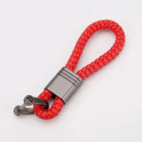 Hand Woven Horseshoe Buckle Key Rings Couple Auto Gift