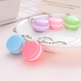 12PCS French Cake Macaron Keychain Pendant Bag Key Chain Keyring Gift