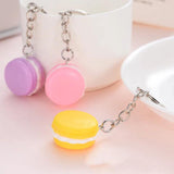 12PCS French Cake Macaron Keychain Pendant Bag Key Chain Keyring Gift
