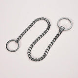 Long Stainless Steel Key Chains with Big Ring Key Ring for Unisex