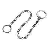 Long Stainless Steel Key Chains with Big Ring Key Ring for Unisex