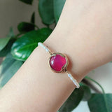 Colorful Agates Charm Bracelets Small Rice Pearl Strand Reiki Healing Chakra Aga