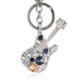 Guitar Pendant Keychain Bag Charm