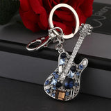 Guitar Pendant Keychain Bag Charm