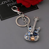 Guitar Pendant Keychain Bag Charm