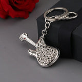 Guitar Pendant Keychain Bag Charm