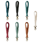 Hand-woven Cotton Rope Keychain Ornament for Women Men