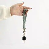 Hand-woven Cotton Rope Keychain Ornament for Women Men