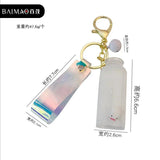 Quicksand Floating Milk Pig Keychain Pendant