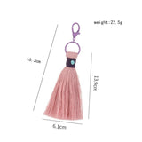 Cotton Rope Braided Tassel Bag Pendant Keychain
