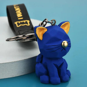 Nordic Kitten Keychain Doll Couple Car Key Chain Pendant