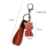 Nordic Kitten Keychain Doll Couple Car Key Chain Pendant
