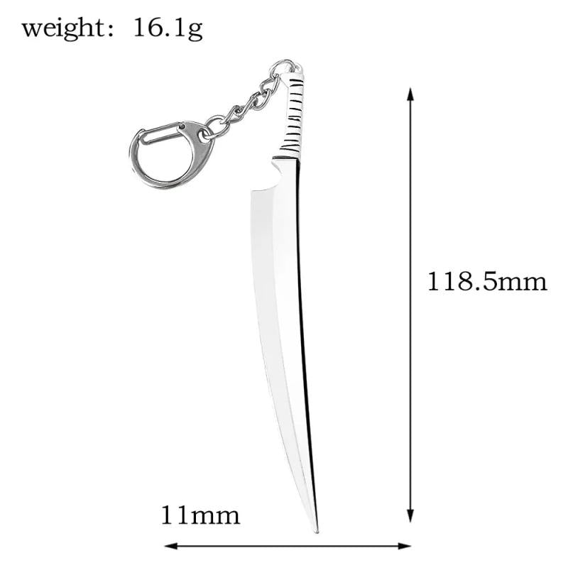 Bleach Ichigo Sword Keychain Tensa Zanpakuto Weapon Pendant Key Chain
