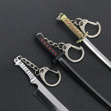 Bleach Ichigo Sword Keychain Tensa Zanpakuto Weapon Pendant Key Chain