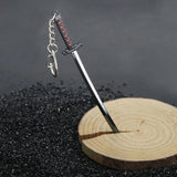 Bleach Ichigo Sword Keychain Tensa Zanpakuto Weapon Pendant Key Chain