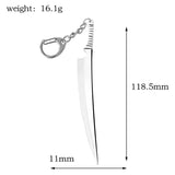 Bleach Ichigo Sword Keychain Tensa Zanpakuto Weapon Pendant Key Chain