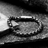 Stainless Steel Bracelet Men Vintage Hand Chain Punk Motorcycle Accessories