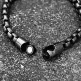Stainless Steel Bracelet Men Vintage Hand Chain Punk Motorcycle Accessories