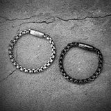 Stainless Steel Bracelet Men Vintage Hand Chain Punk Motorcycle Accessories