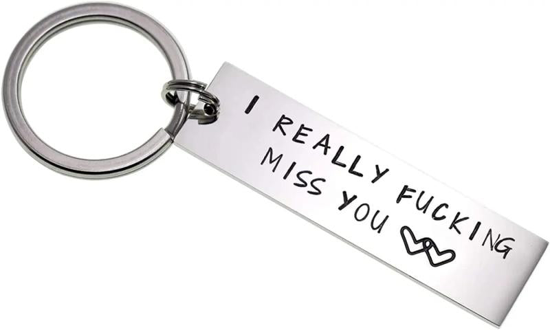 Miss You, Love You Keychain Set