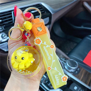 Octopus Inside Pendant Keychain Mobile Phone Lanyard