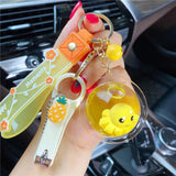Octopus Inside Pendant Keychain Mobile Phone Lanyard