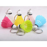 10 Mini Badminton Shuttlecock Keychain Keyring Mix