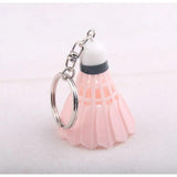 10 Mini Badminton Shuttlecock Keychain Keyring Mix