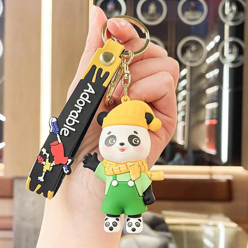 Animal Family Cartoon Suspenders Scarves Keychain