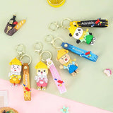 Animal Family Cartoon Suspenders Scarves Keychain