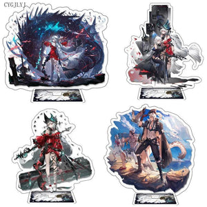 Arknights Acrylic Man Key Chain Women Key Holder Desk Decor Toys