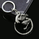 3D Aliens Predator Key Chain Alien Tail Bone Davil Queen Keychain