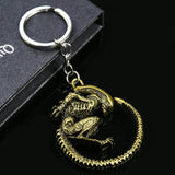 3D Aliens Predator Key Chain Alien Tail Bone Davil Queen Keychain