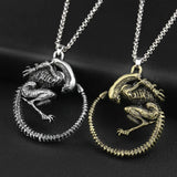 3D Aliens Predator Key Chain Alien Tail Bone Davil Queen Keychain