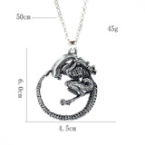 3D Aliens Predator Key Chain Alien Tail Bone Davil Queen Keychain
