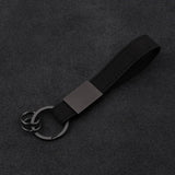 Faux Suede Car Keychain Soft Keyring Couples Keyfob Wrist Wallet