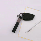 Faux Suede Car Keychain Soft Keyring Couples Keyfob Wrist Wallet