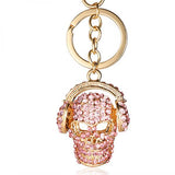 Crystal Skulls Keychain Ring YSK088