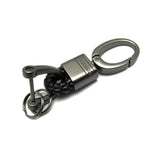 Leather Knitting Rope KeyChain Hand Woven High-Grade Car KeyChains