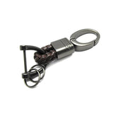 Leather Knitting Rope KeyChain Hand Woven High-Grade Car KeyChains