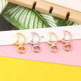 10pcs Moon Hollow Key Chain DIY Jewelry Findings Gift