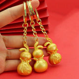 Zodiac Rabbit Blessings Carrot Keychain Rich Rabbit Key Ring