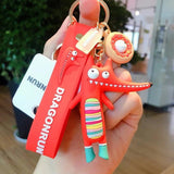 Hedgehog Doll Key Rings Crocodile Keychains Fox Key Chain Pendant