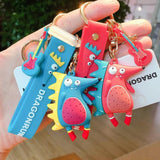 Hedgehog Doll Key Rings Crocodile Keychains Fox Key Chain Pendant