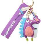 Hedgehog Doll Key Rings Crocodile Keychains Fox Key Chain Pendant