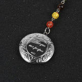 7 Chakra Magic Photo Pendant Key Chain Memory Floating Locket Couple Anniversary