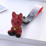 Color-Changed Puppy Bear Keychain Cartoon Resin Key Chain Gift